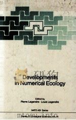 DEVELOPMENTS IN NUMERICAL ECOLOGY 1987 PDF电子版封面