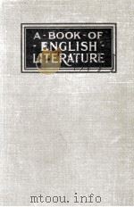 A BOOK OF ENGLISH LITERATURE 1932 PDF电子版封面