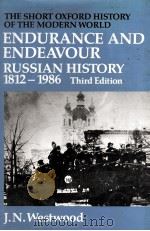 ENDURANCE AND ENDEAVOUR   1973  PDF电子版封面  0198221460   