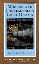 CODERN AND CONTEMPORARY IRISH DRAMA 1991 PDF电子版封面 0393932430