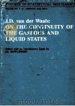 J.D.VAN DER WAALS:ON THE CONTINUITY OF THE GASEOUS AND LIQUID STATES（1988 PDF版）