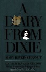 A DIARY FROM DIXIE 1980 PDF电子版封面 0674202910
