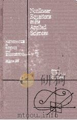 NONLINEAR EQUATIONS IN THE AOOLIED SCIENCES 1992 PDF电子版封面 0120567520