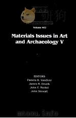 MATERIALS ISSUES IN ART AND ARCHAEOLOGY V（1997 PDF版）