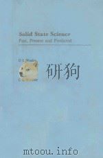 SOLID STATE SCIENCE 1987 PDF电子版封面 0852745842