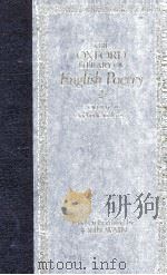 THE OXFORD LIBRARY OF ENGLISH POETRY VOLUME Ⅱ SACKVILLE TO KEATS 1986 PDF电子版封面 0192122460