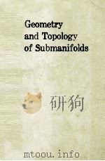 Geometry and topology of submanifolds 1989 PDF电子版封面 9971509326