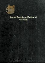 Document Recognition and Retrieval VI   1999  PDF电子版封面  0819431222   