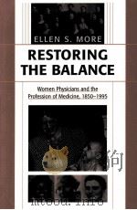 RESTORING THE BALANCE 1999 PDF电子版封面 0674005678