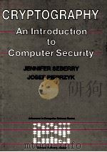 CRYPTOGRAPHY:AN INTRODUCTION TO COMPUTER SECURITY 1989 PDF电子版封面 0131949861