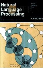 NATURAL LANGUAGE PROCESSING   1988  PDF电子版封面  0632015020   