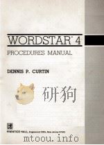 WORDSTAR 4: PROCEDURES MANUAL（1988 PDF版）