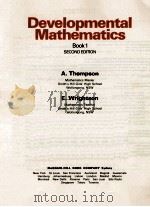 DEVELOPMENTAL MATHEMATICS BOOK 1 1981 PDF电子版封面