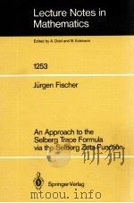 LECTURE NOTES IN MATHEMATICS 1253: AN APPROACH TO THE SELBERG TRACE FORMULA VIA THE SELBERG ZETA-FUN 1987 PDF电子版封面 3540152083;0387152083