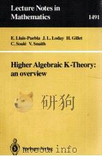 HIGHER ALGEBRAIC K-THEORY:AN OVERVIEW 1992 PDF电子版封面 3540550070;0387550070