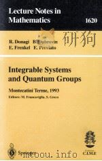 INTEGRABLE SYSTEMS AND QUANTUM GROUPS（1996 PDF版）