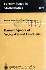 BANACH SPACES OF VECTOR-VALUED FUNCTIONS（1997 PDF版）