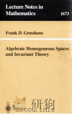 ALGEBRAIC HOMOGENEOUS SPACES AND INVARIANT THEORY（1997 PDF版）