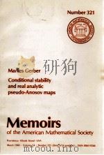 CONDITIONAL STABILITY AND REAL ANALYTIC PSEUDO-ANOSOV MAPS（1985 PDF版）