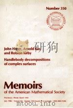 HANDLEBODY DECOMPOSITIONS OF COMPLEX SURFACES（1986 PDF版）