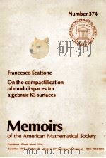 ON THE COMPACTIFICATION OF MODULI SPACES FOR ALGEBRAIC K3 SURFACES   1987  PDF电子版封面     
