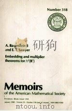 EMBEDDING AND MUILTIPLIER THEOREMS FOR HP(RN)（1985 PDF版）