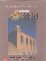 INTERNATIONAL ARCHITECTURE YEARBOOK NO.2 1996 PDF电子版封面