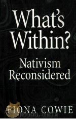 WHAT‘S WITHIN? 1999 PDF电子版封面 0195123840