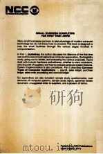 Small Business Computers for First-Time Users 1983 PDF电子版封面 0850123747