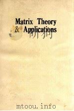 MNATRIX THEORY AND APPLICATIONS 1980 PDF电子版封面 0821801546