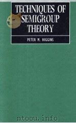 TECHNIQUES OF SEMIGROUP THEORY 1992 PDF电子版封面 0198535775