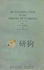AN INTRODUCTION TO THE THEORY OF NUMBERS THIRD EDITION FIFTH EDITION 1981 PDF电子版封面