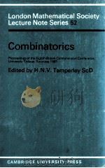 LONDON MATHEMATICAL SOCIETY LECTURE NOTE SERIES 52: COMBINATORICS（1981 PDF版）