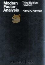 MODERN FACTOR ANALYSIS THIRD EDITION 1976 PDF电子版封面 0226316521