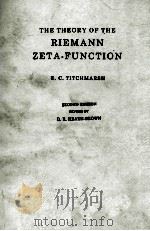 RIEMANN ZETA-FUNCTION SECOND EDITION 1986 PDF电子版封面 0198533691