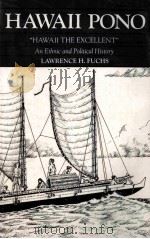 HAWAII PONO 1961 PDF电子版封面 1880188481