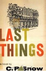 LAST THINGS 1970 PDF电子版封面