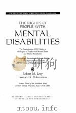 THE RIGHTS OF PEOPLE WITH MENTAL DISABILITIES     PDF电子版封面  0809319896   
