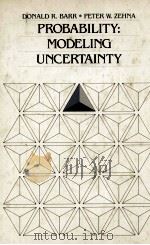 PROBABILITY:MODELING UNCERTAINTY 1983 PDF电子版封面 0201107988