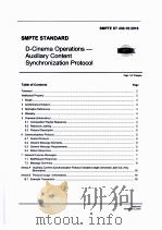 D-CINEMA OPERATIONS-AUXILIARY CONTENT SYNCHRONIZATION PROTOCOL（ PDF版）