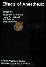 EFFECTS OF ANESTHESIA（1985 PDF版）