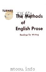 The Methods of English Prose Readings for Writing 1956 PDF电子版封面
