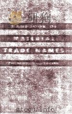 Industrial Research Service's Handbook of Material Trade Names 1946 PDF电子版封面