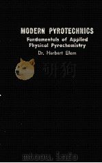 MODERN PYROTECHNICS（1961 PDF版）