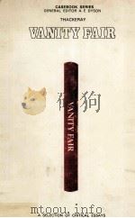 Thackeray Vanity Fair A CASEBOOK 1978 PDF电子版封面