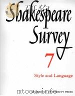 Shakespeare Survey AN ANNUAL SURVEY OF SHAKESPEARIAN STUDY and PRODUCTION 8 The Comedies 1955 PDF电子版封面 0521523931