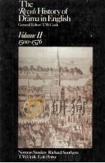 The Revels History of Drama in English VOLUME II 1500-1576 1980 PDF电子版封面 0416130305