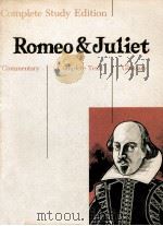 Complete Study Edition Romeo and Juliet Commentary Complete Text Glossary 1965 PDF电子版封面