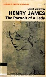 HENRY JAMES The Portrait of a Lady 1967 PDF电子版封面 0713151137