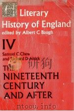THE NINETEENTH CENTURY AND AFTER (1789-1939)   1967  PDF电子版封面  0710061315   